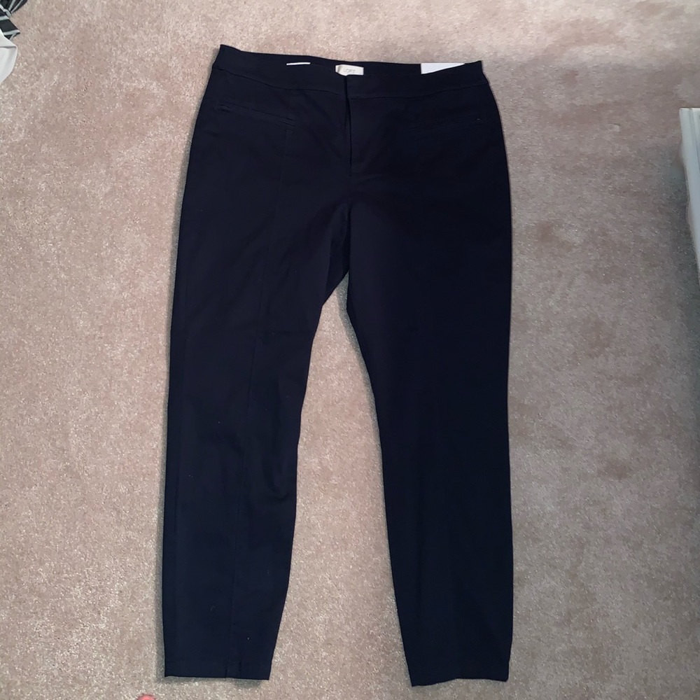 Loft curvy skinny ankle size 14 (dark blue) NEW